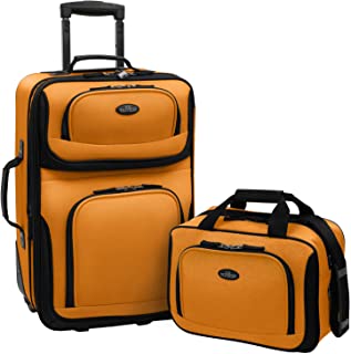 Rio Rugged Fabric Expandable Carry-On Luggage Set